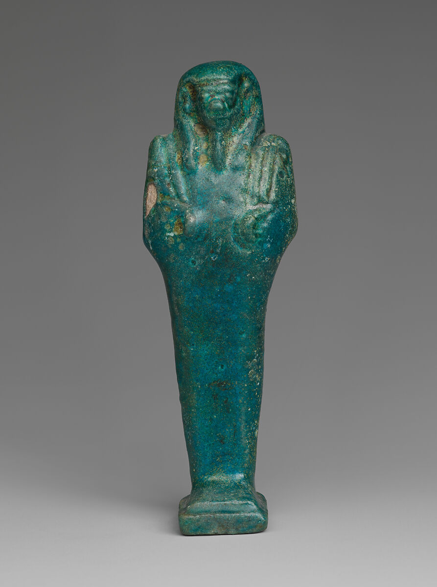 Shabti of Djedhor, Faience 