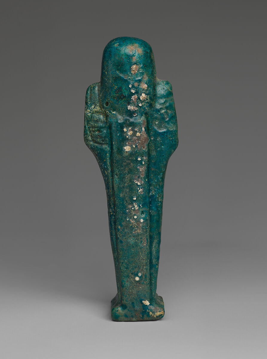 Shabti of Djedhor, Faience