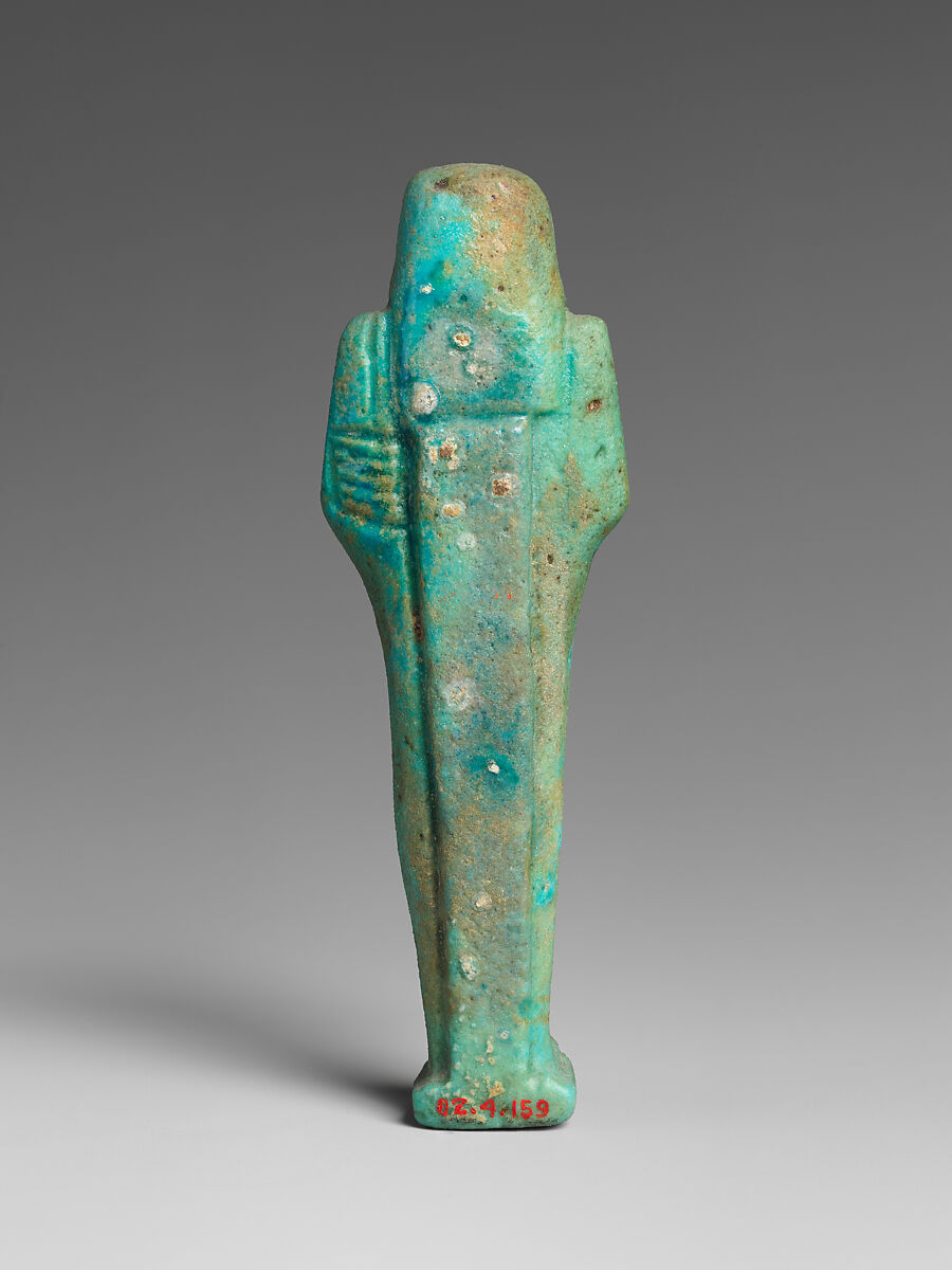 Shabti of Djedhor, Faience
