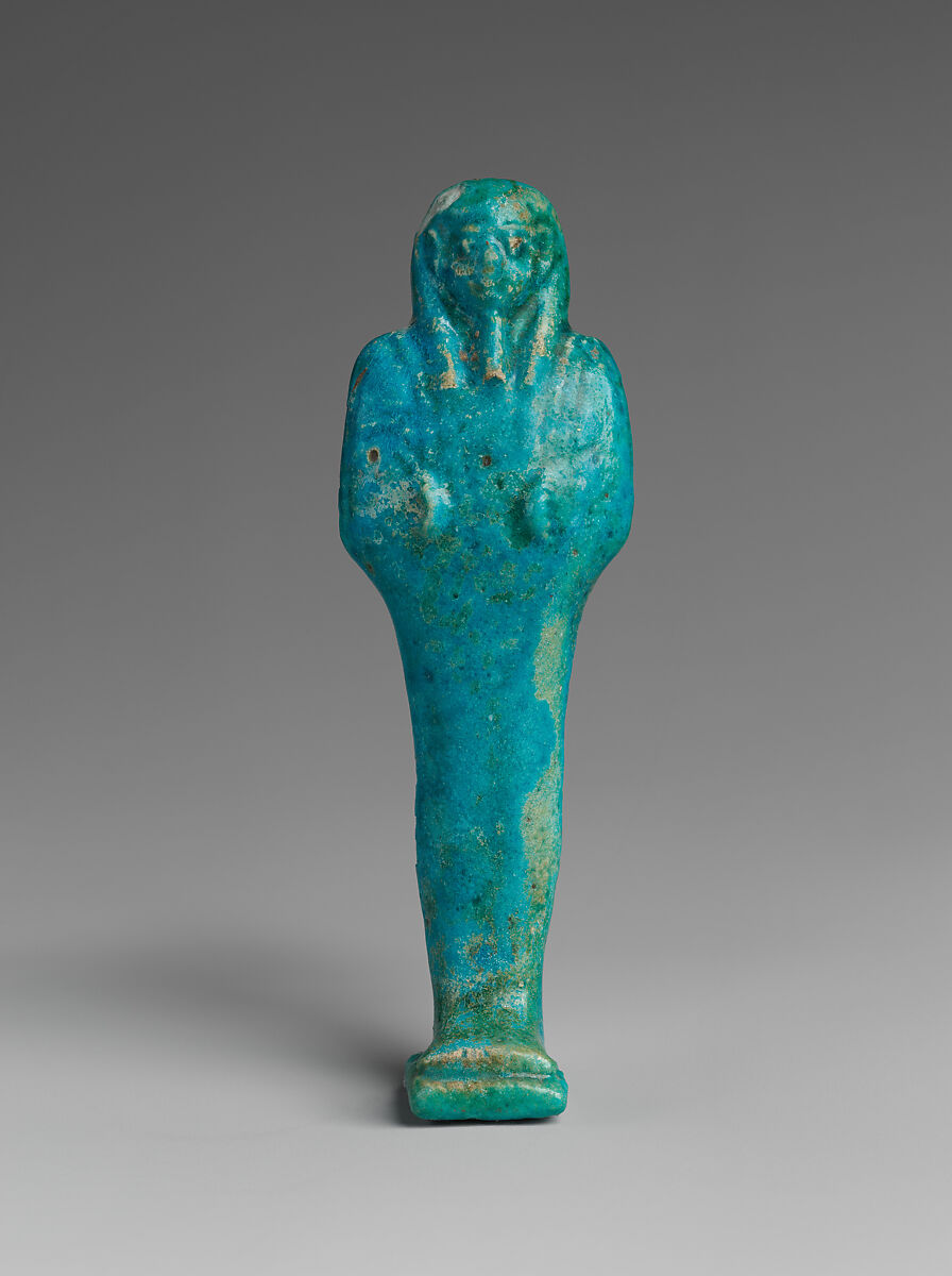 Shabti of Djedhor, Faience 