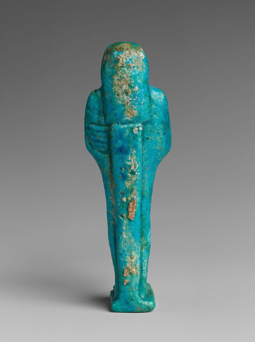 Shabti of Djedhor, Faience