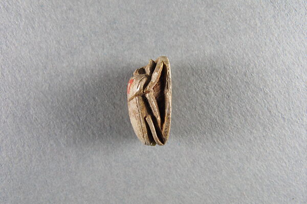 Scarab inscribed with the name of Khufu (Cheops), Glazed steatite
