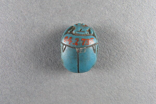 Scarab, Blue faience