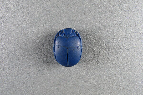 Scarab, Blue glass