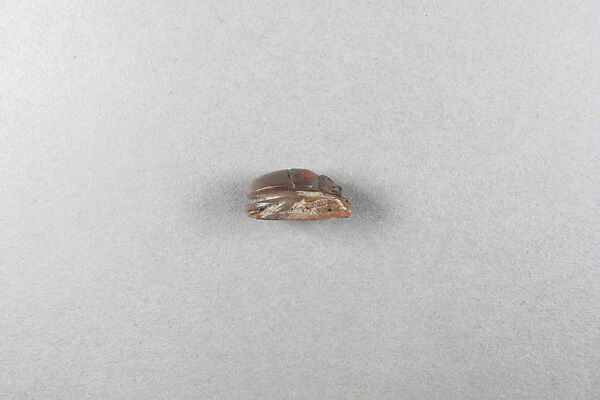 Scarab, Glazed limestone ?