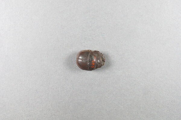 Scarab, Glazed limestone ?
