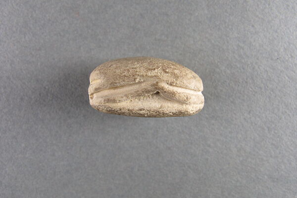 Scarab, White faience