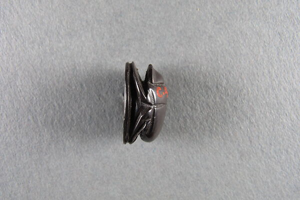 Scarab Inscribed with a Baboon, Hematite