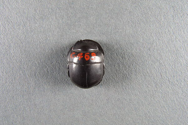 Scarab Inscribed with a Baboon, Hematite