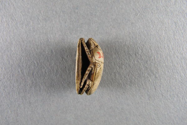 Scarab, Steatite, glazed
