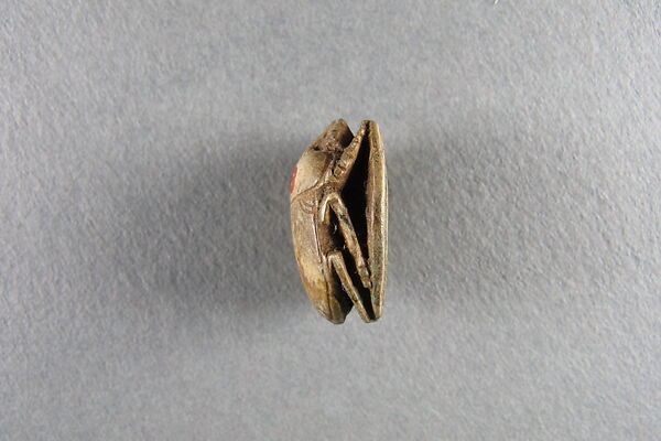 Scarab, Steatite, glazed