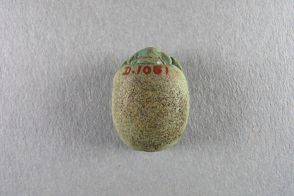 Scarab, Paste, light green, opaque