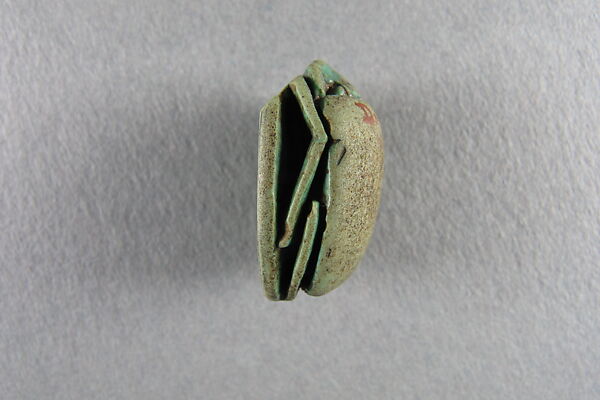 Scarab, Paste, light green, opaque