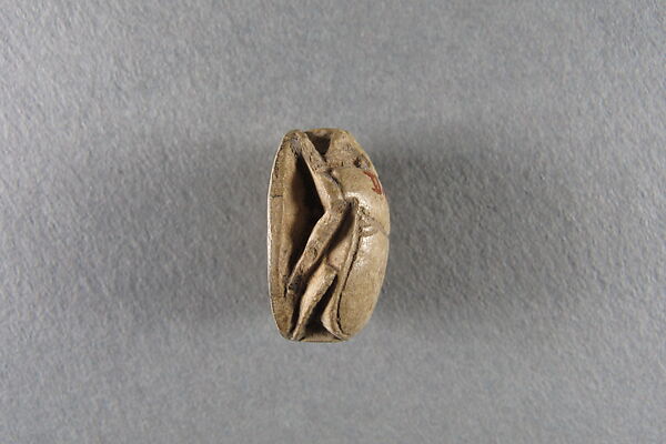 Scarab, Steatite, glazed