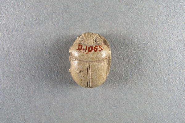 Scarab, Steatite, glazed