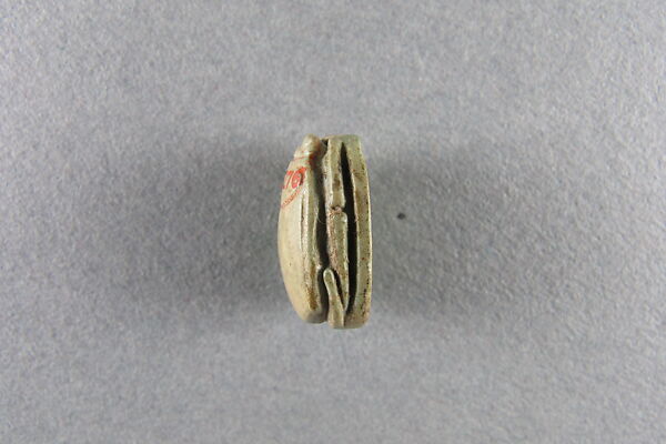 Scarab inscribed with a name of wish related to Ptah, Green faience