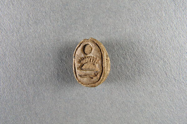 Scarab, Glazed steatite 