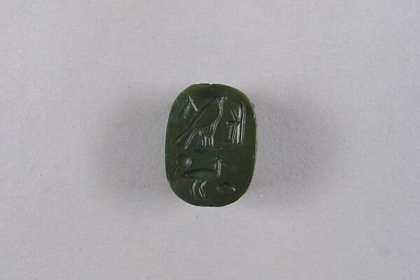 Scarab Inscribed with Blessing Related to Horus
