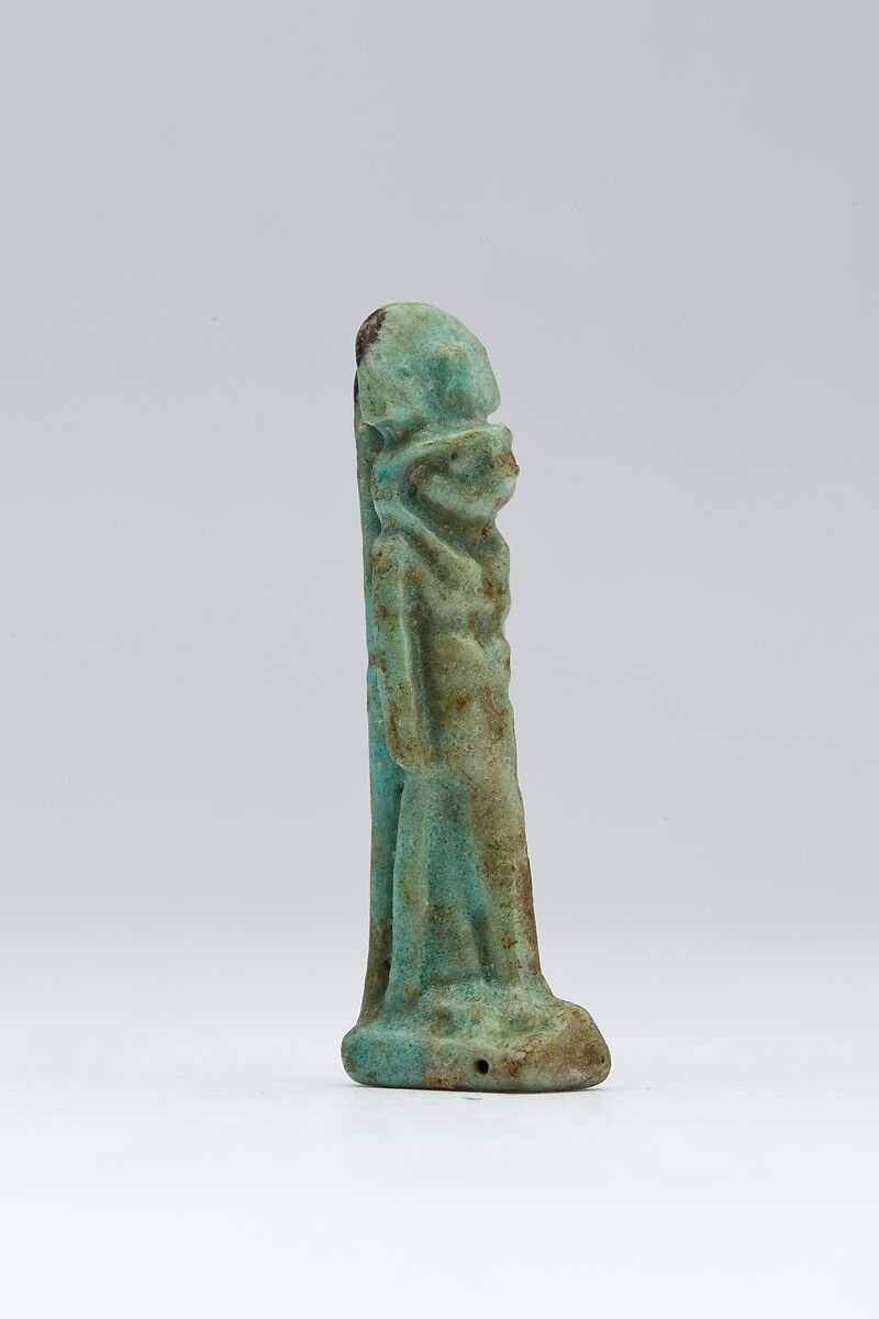 Re Amulet, Pale green faience