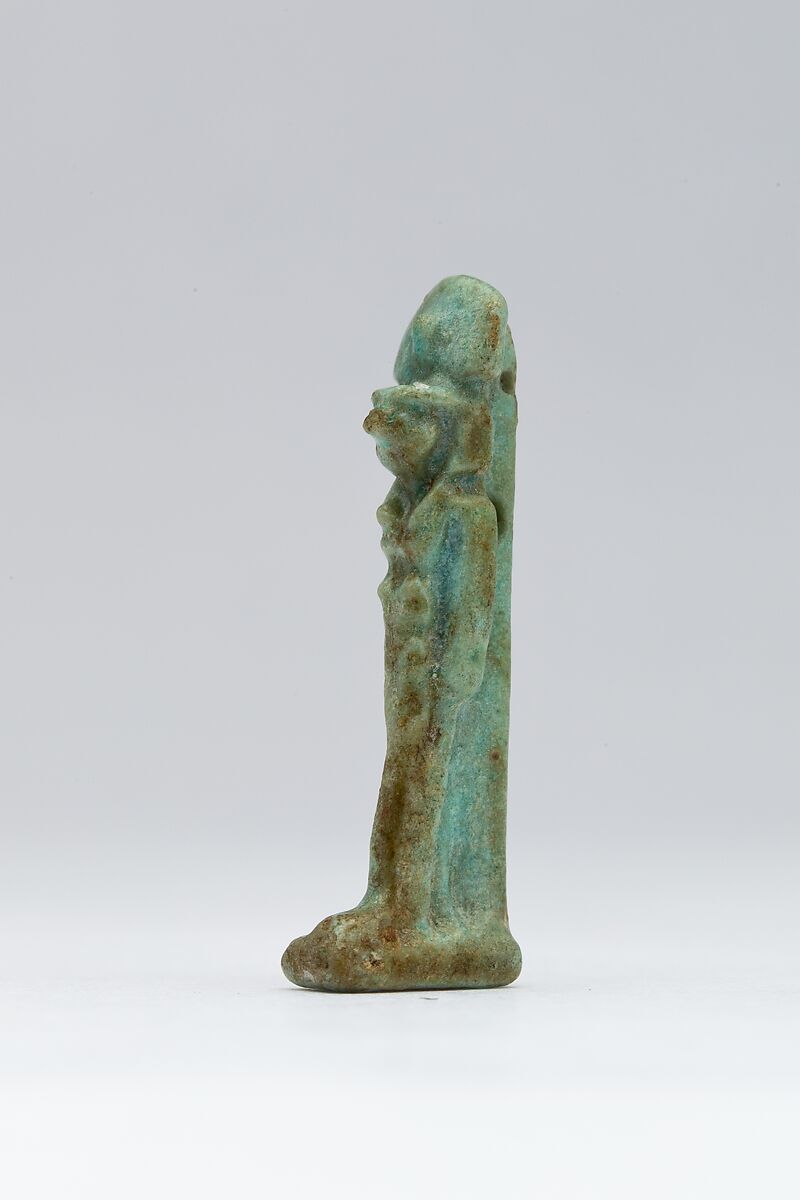 Re Amulet, Pale green faience