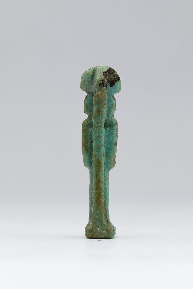 Re Amulet, Pale green faience