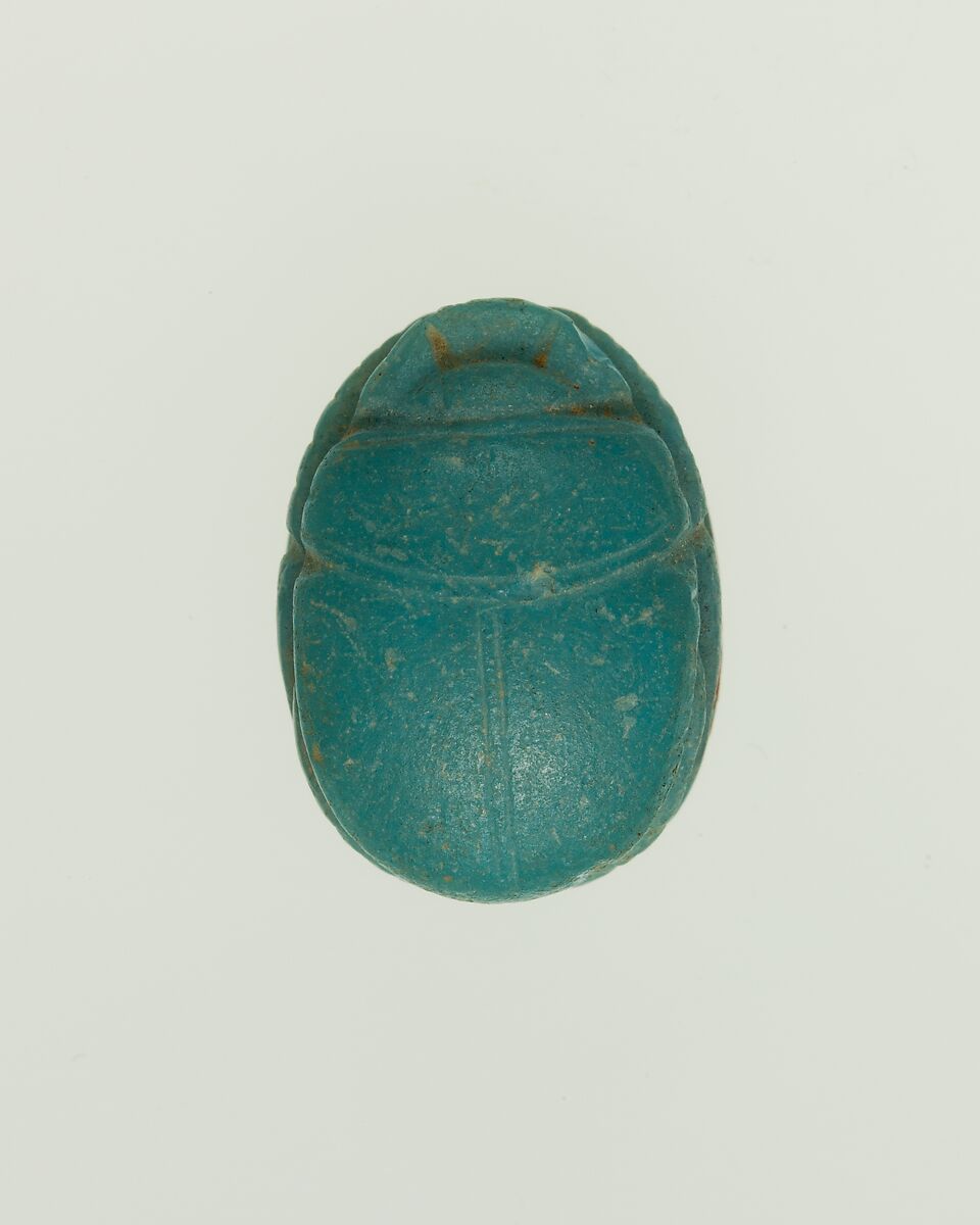 Scarab, Light blue glass