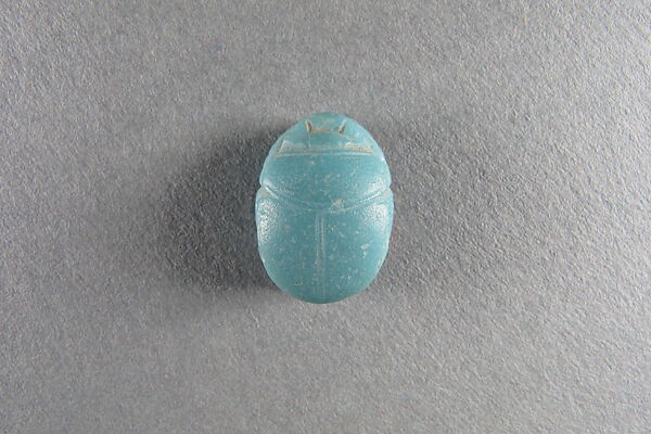 Scarab, Light blue glass