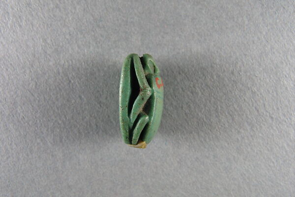 Scarab, Green faience