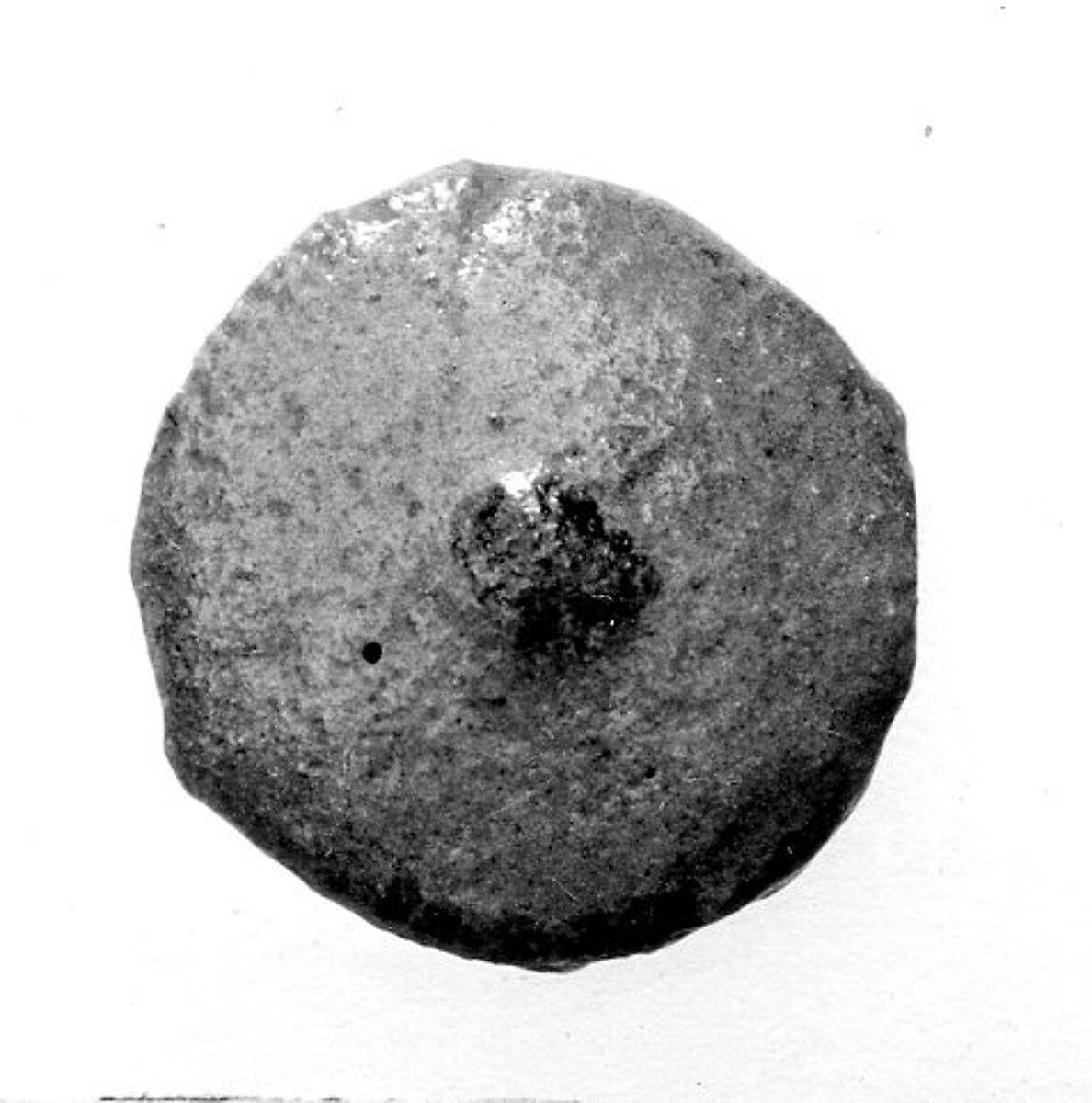 Disk bead, Faience 