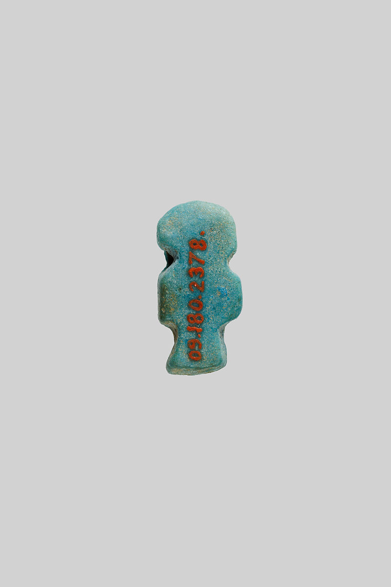 Sakhmet amulet, Faience