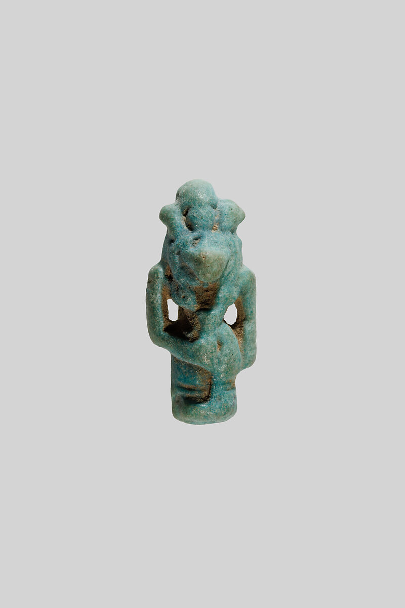 Pataikos Amulet, Faience