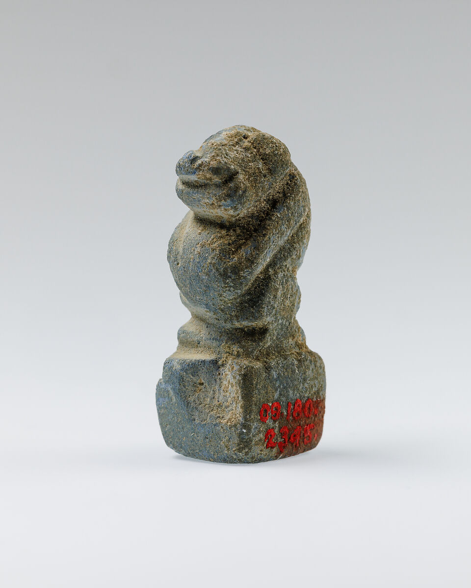 Taweret amulet, Faience