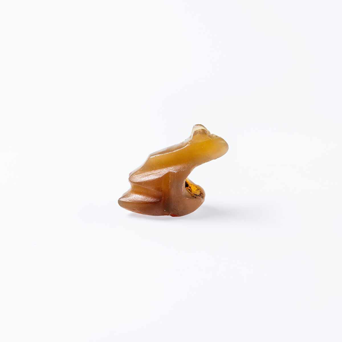 Frog amulet, Carnelian