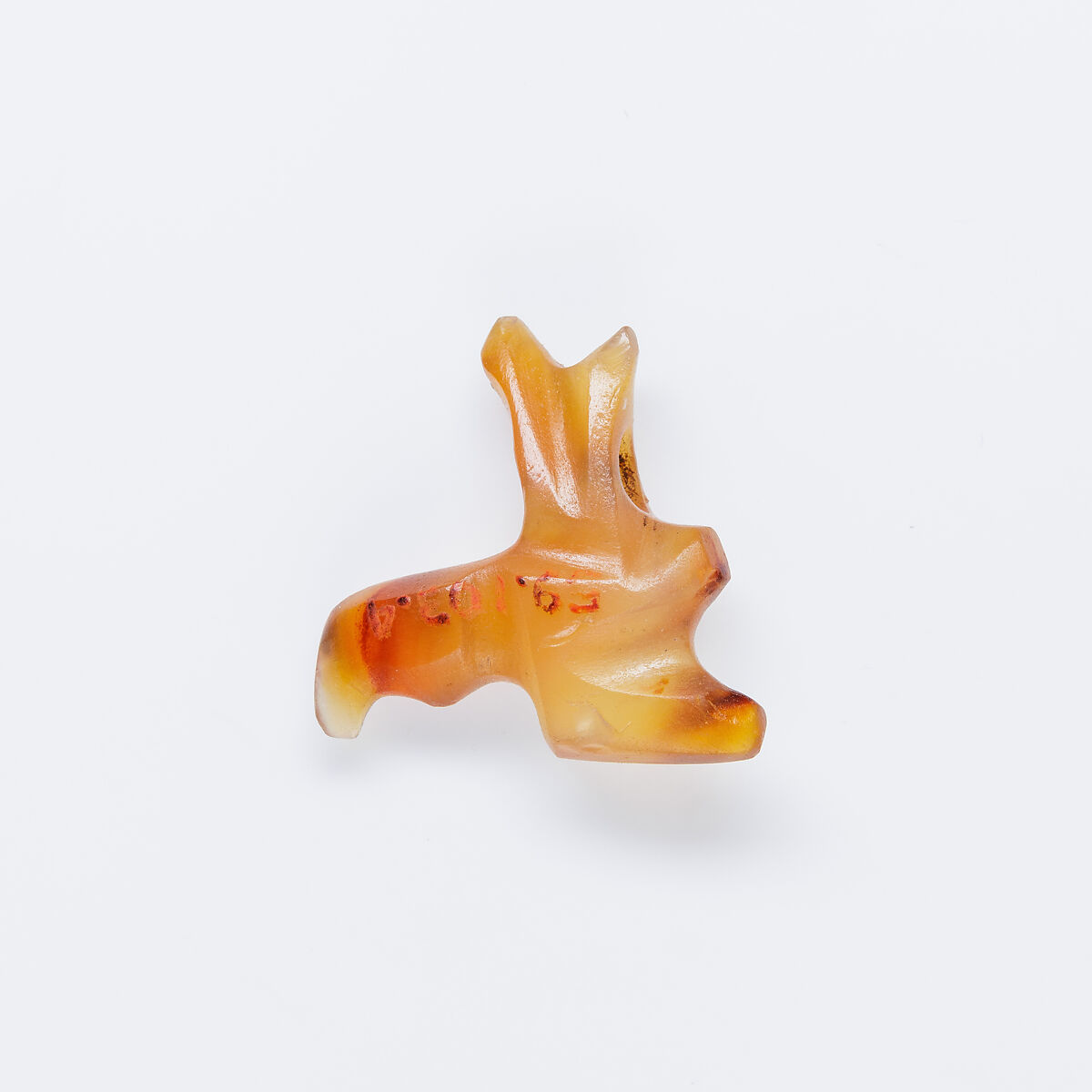 Bee amulet, Carnelian