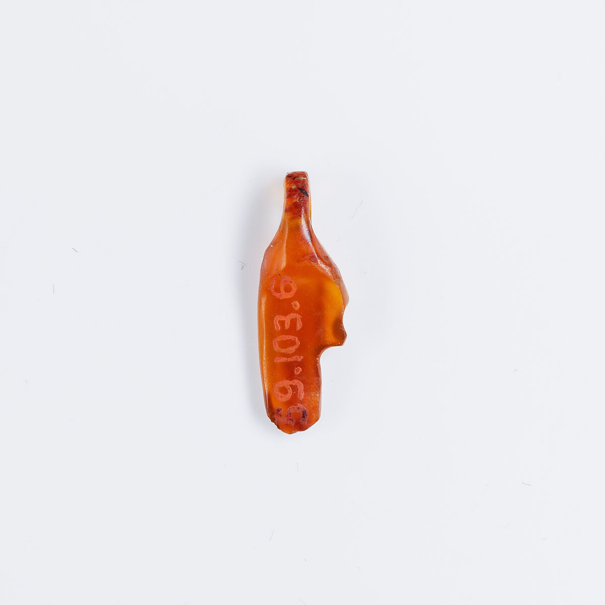 Hand amulet, Carnelian