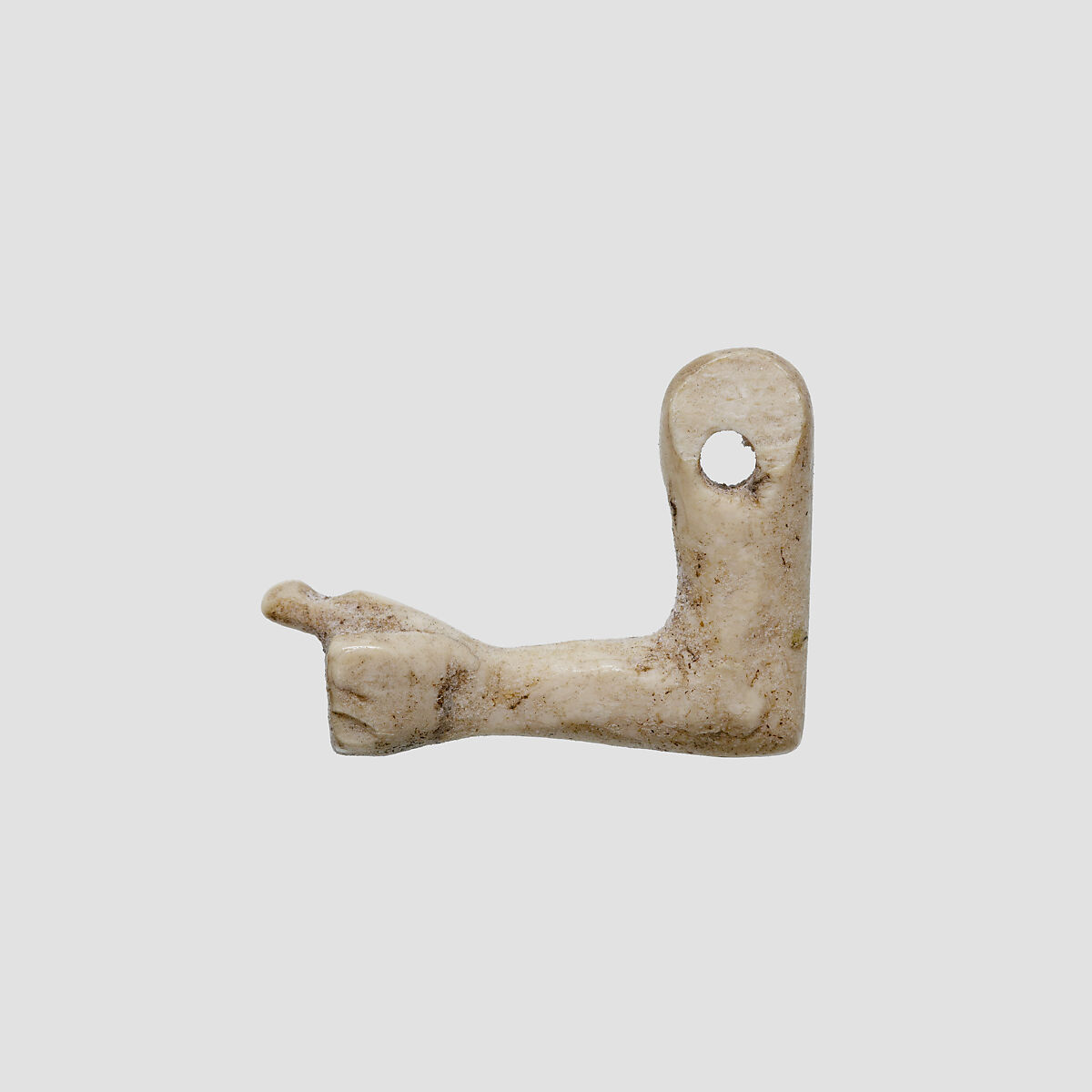 Arm amulet, Ivory or bone 