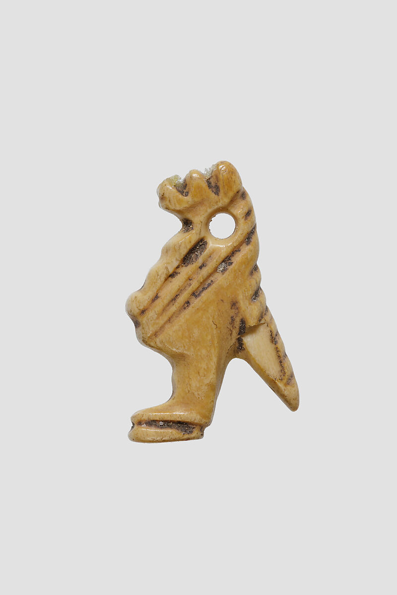 Taweret amulet, Ivory or bone 