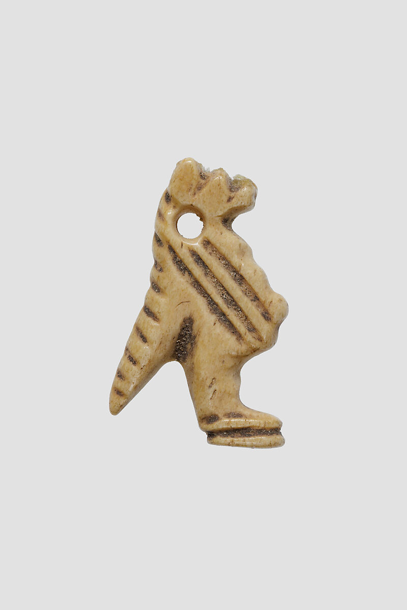 Taweret amulet, Ivory or bone