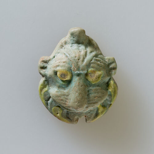 Lion head amulet
