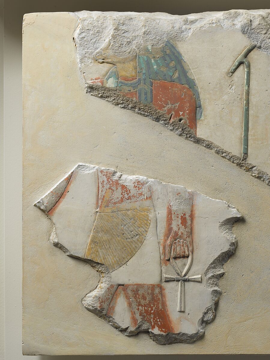 Procession of Deities, Painted limestone