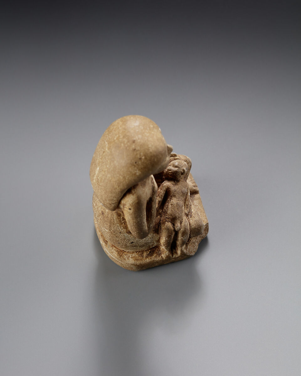 Woman with Child, Limestone