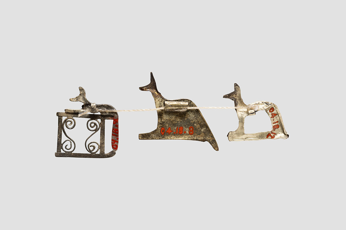 Amulet in the Form of Wepwawet, Electrum