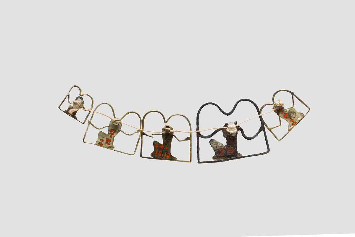 Heh Amulet Symbolizing Eternity, Silver or Electrum