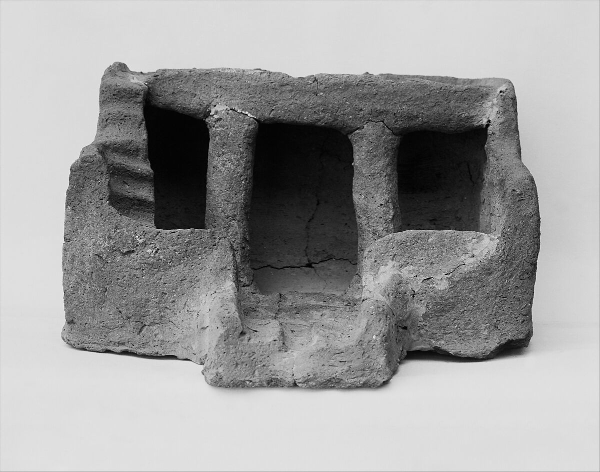 Model of a house, Pottery
