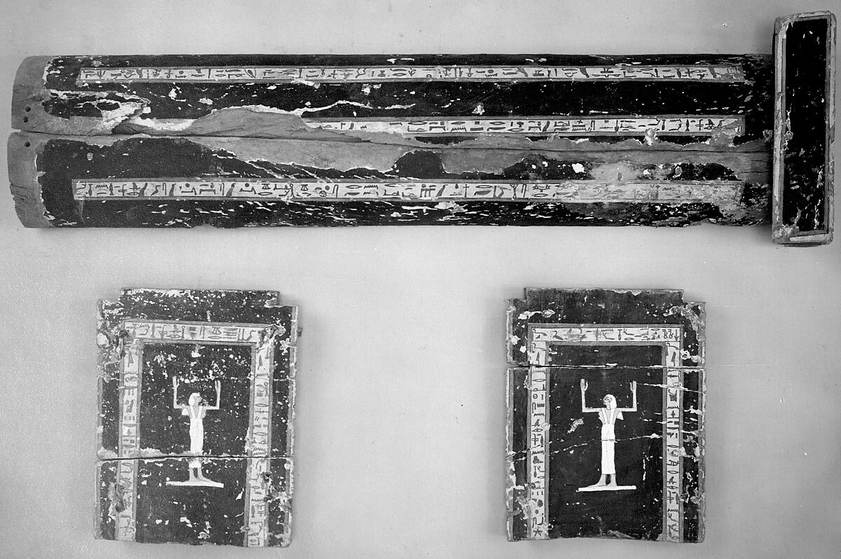 Coffin of Nefnefret, Sycomore wood, paint