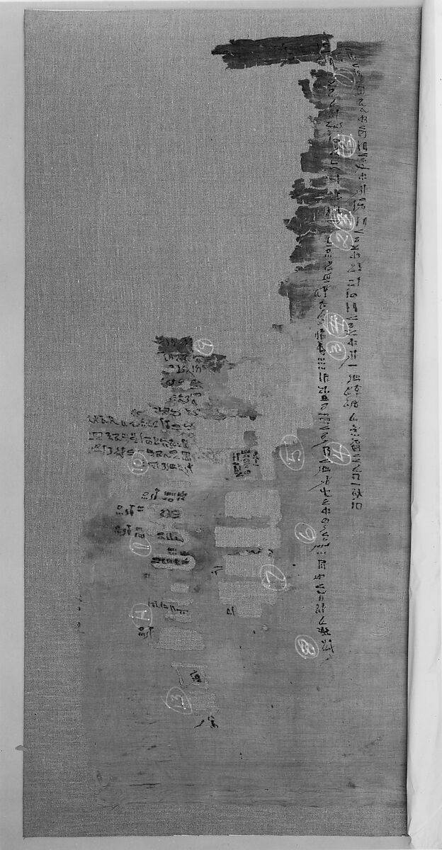 Shroud of Ahmose Penhet, Son of Ahhotep, Linen 