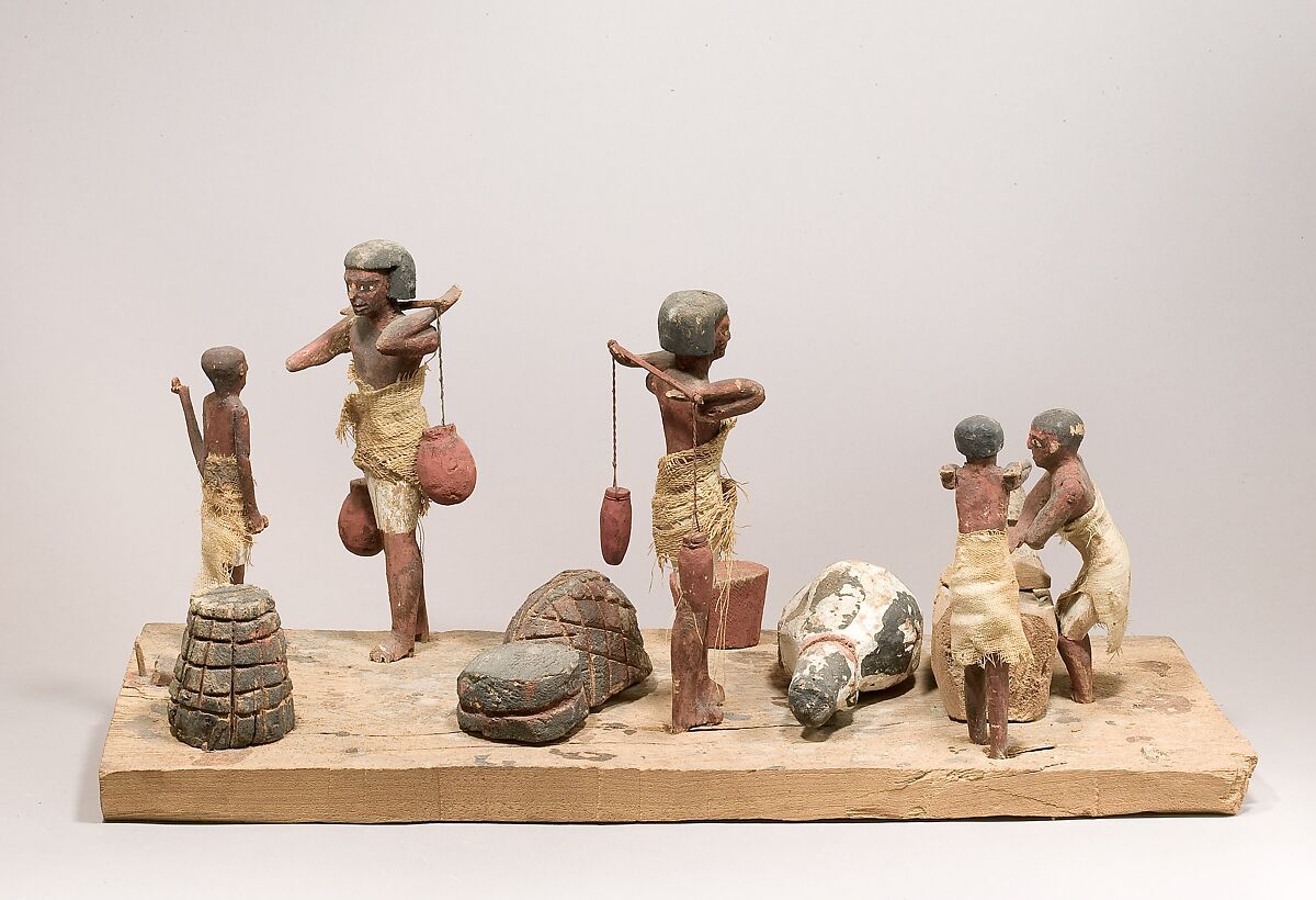 Model farmyard and butchery, Wood, paint