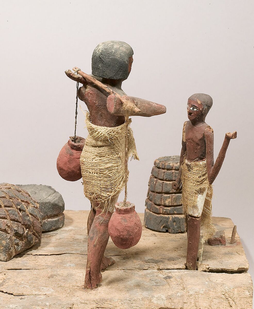 Model farmyard and butchery, Wood, paint