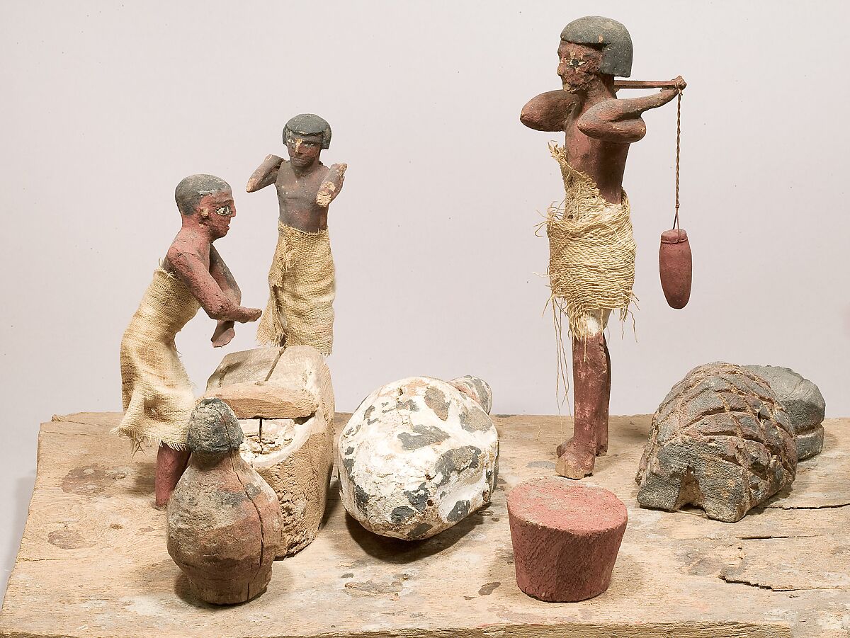 Model farmyard and butchery, Wood, paint