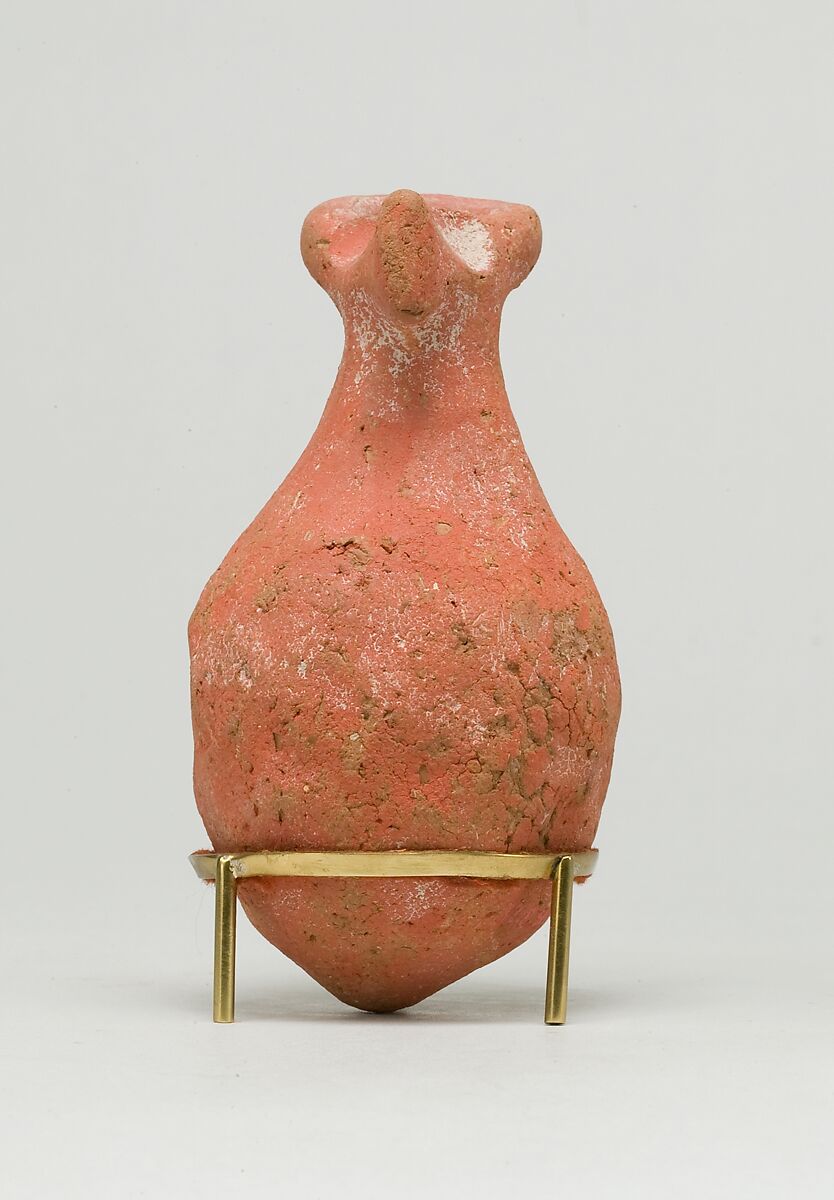Animal-headed Rattle, Pottery